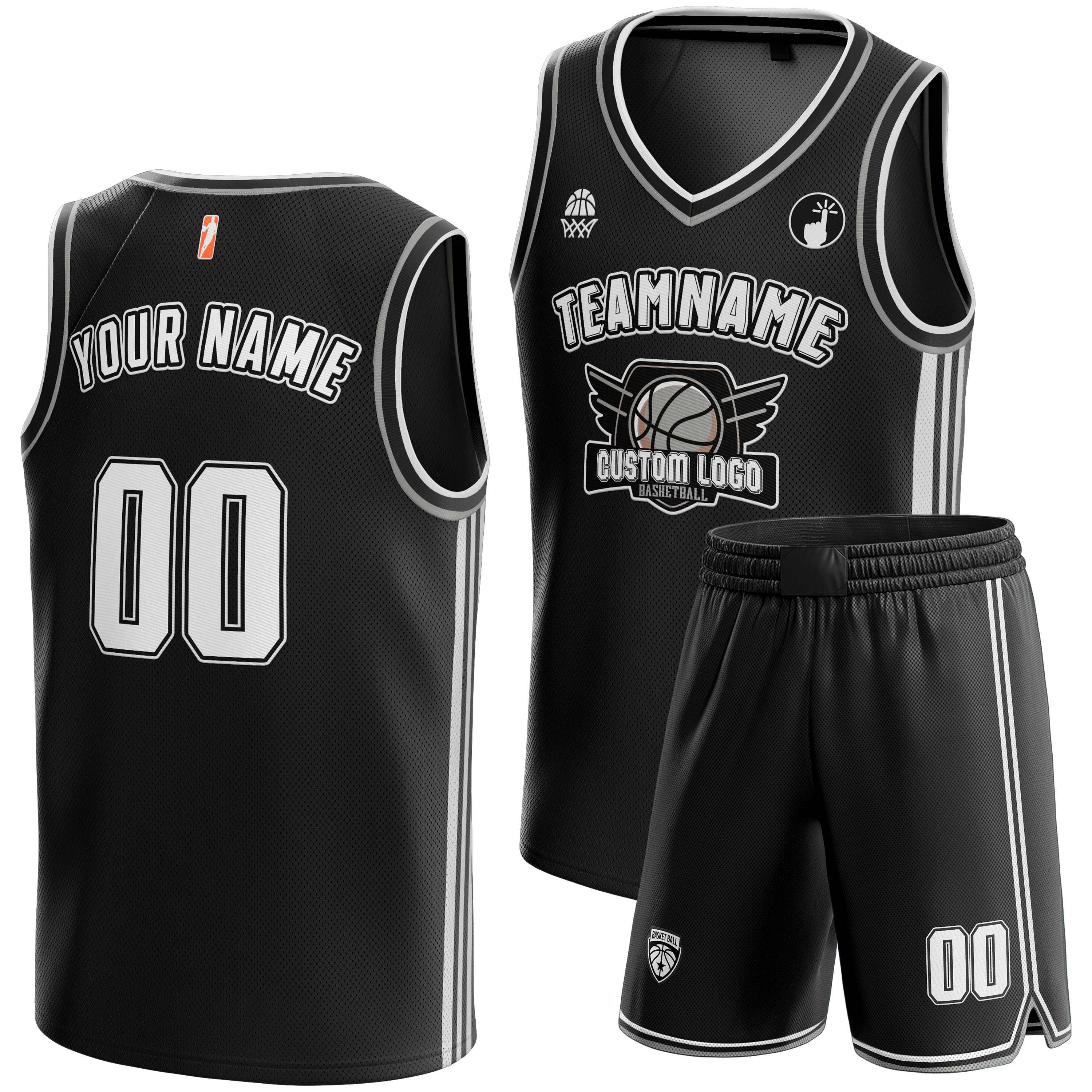 CourtKing Pro Jersey (Front Logo)