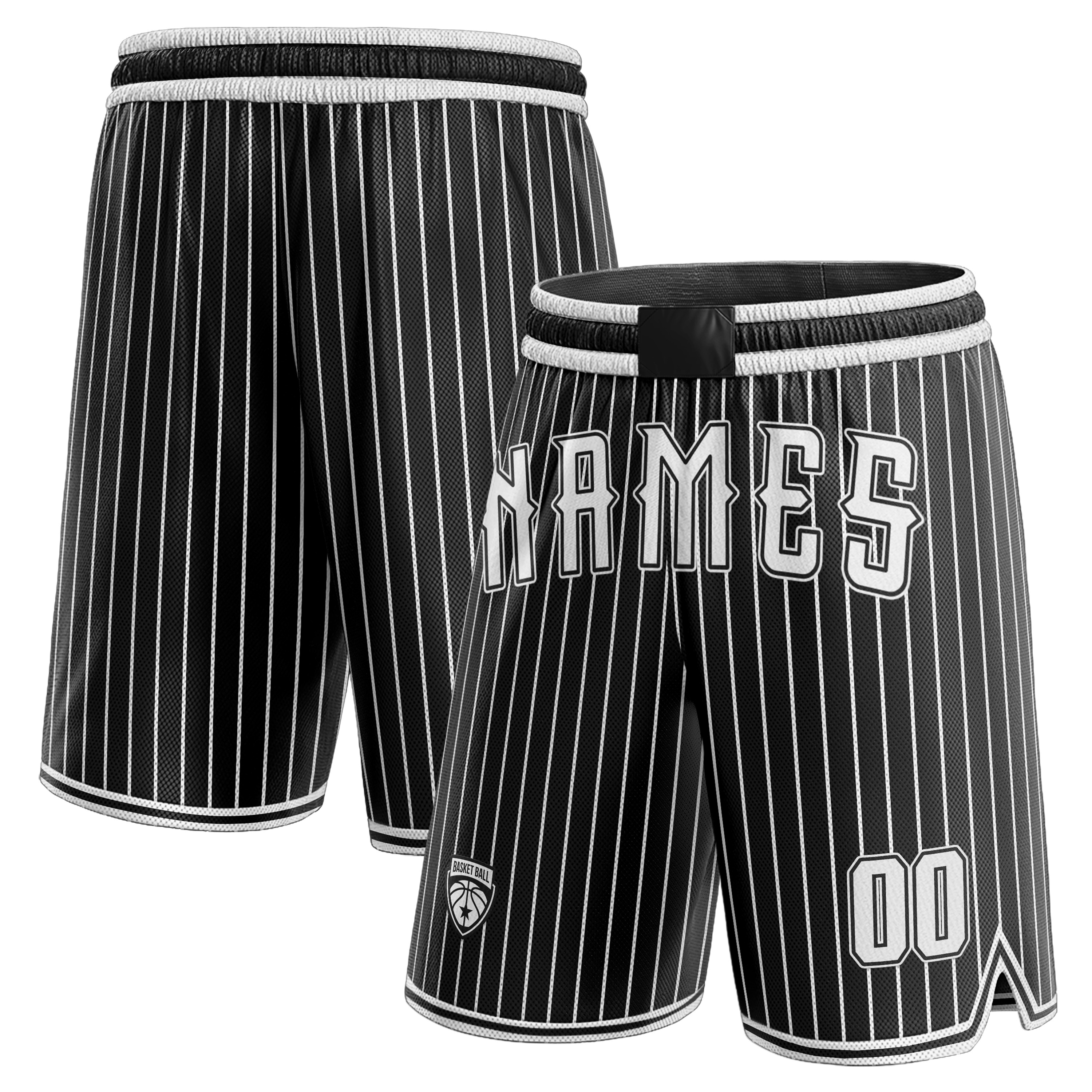 Pinstripe Baseball Shorts