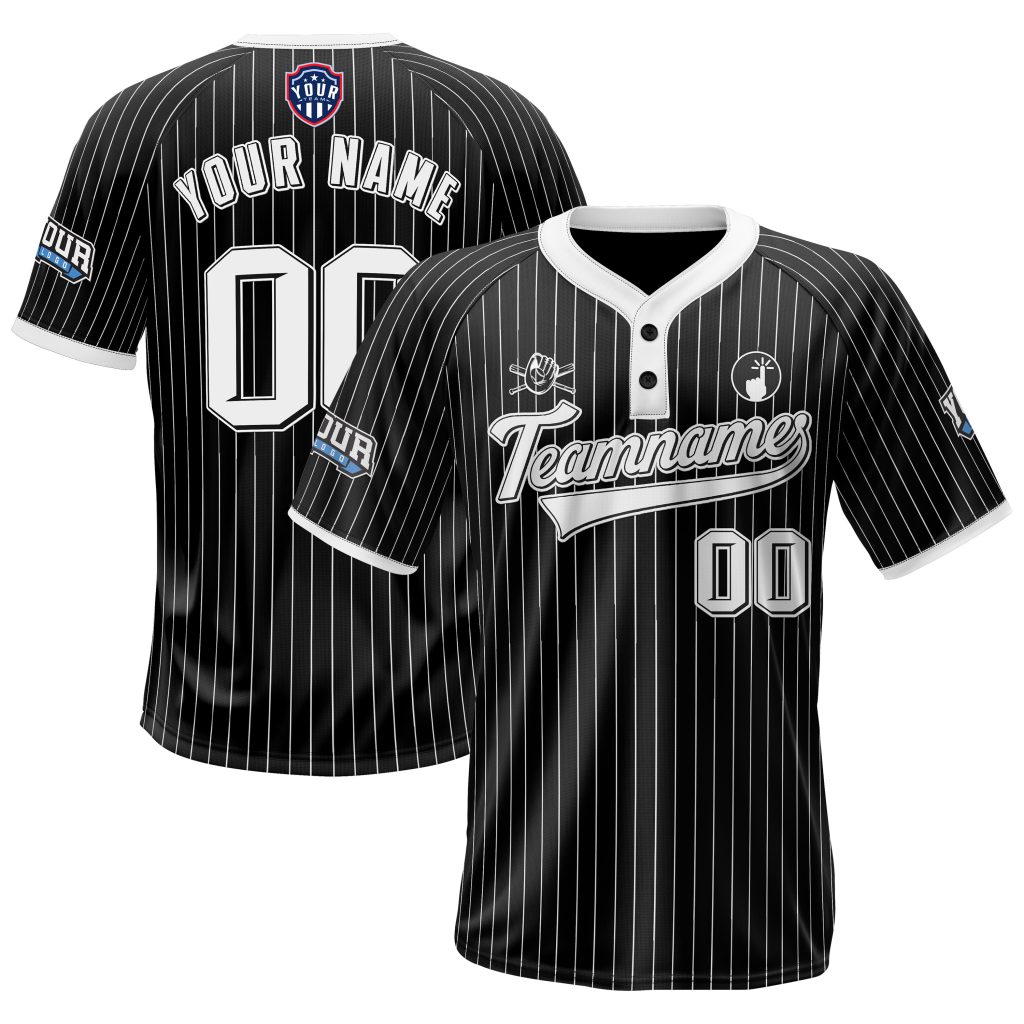 Custom Pinstripe Raglan Softball